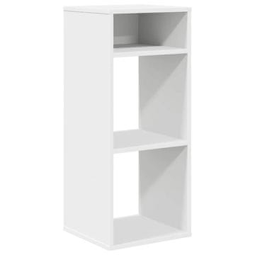 Vidaxl Knjižna omara Bela 34x31x80 cm Inženirski les