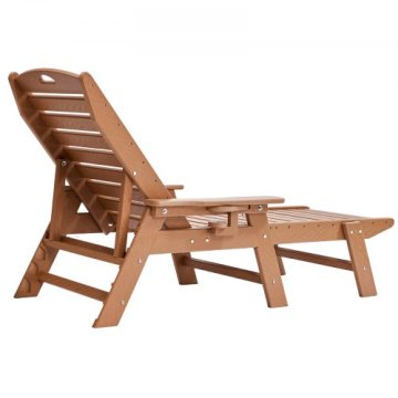 VEVOR Ležalna stol 183x725x93 cm rjava