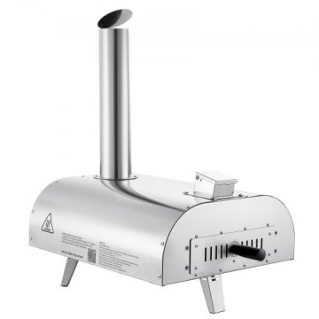 VEVOR Pečica za pico 700x390x660 mm srebrna