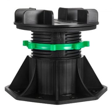 VEVOR Bloki za podporo palube nastavljiva višina 197x197x113 mm črna