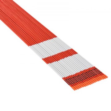 VEVOR Označevalci dovozne poti 50 kosov 1524x079 cm oranžni