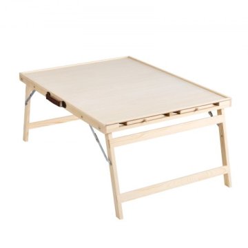 VEVOR Puzzle miza 86x63 cm zložljive noge 4 predali pokrov leseno shranjevanje