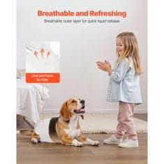 VEVOR Enkratne plenice za psičke ženske 440x310 mm velikost S 144 kosov