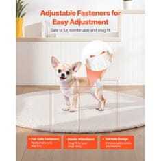 VEVOR Enkratne plenice za psičke ženske 340x280 mm XS 96 kosov