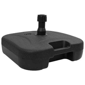 Vidaxl Podstavek za senčnik Črna 45 x 45 x 29,5 cm