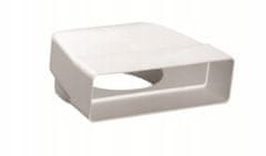 VENTS Fiksno ravno prezračevalno koleno, ki povezuje kanal 220x90 mm z VENTS fi125