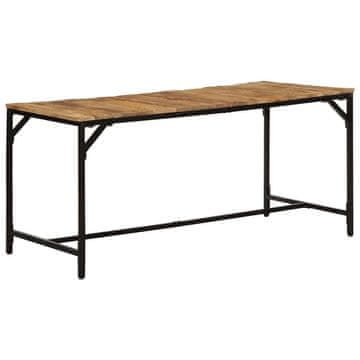 Vidaxl Jedilna miza 160x80x75 cm Masivni les Grobo mango