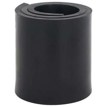 Vidaxl Gumijasti rob za snežni plug črn 120x15x1 cm