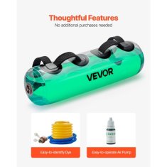 VEVOR Aqua torba 3175 kg 23x87 cm nastavljiva prenosna fitnes vadba
