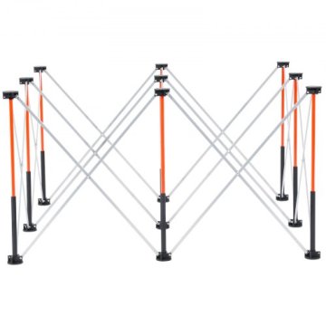 VEVOR Prenosni zložljivi delovni stalak 1266x665x733 mm za shranjevanje