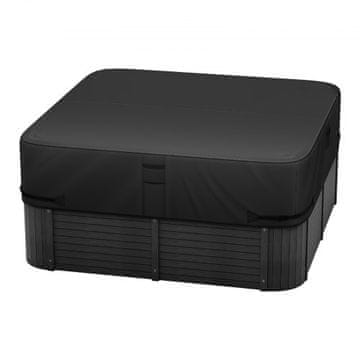 VEVOR Pokrov za masažno kad 203x203x508 cm črn