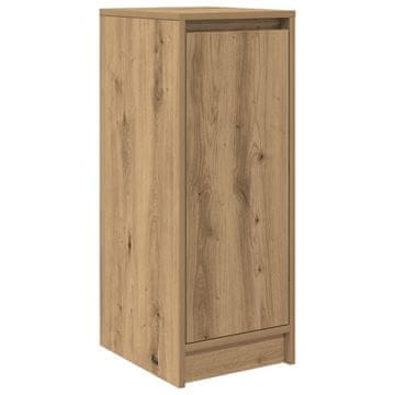 Vidaxl Omarica za čevlje artisan hrast 29,5x34x76 cm inženirski les