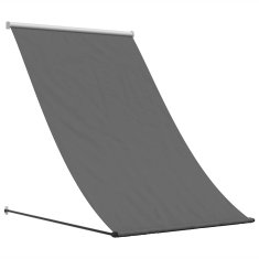 Vidaxl Zložljiva tenda antracit 100x150 cm tkanina in jeklo