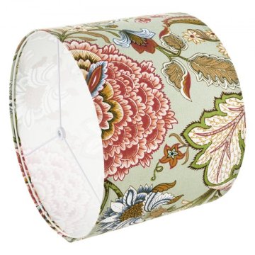 VEVOR Abajur boben 33x33x25 cm temno cvetlični vzorec