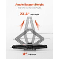 VEVOR Dvižna dvigala za prikolice 5000 lbs 665x182x103 mm Komplet 2 kosa