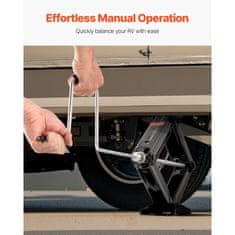 VEVOR Dvižna dvigala za prikolice 5000 lbs 665x182x103 mm Komplet 2 kosa