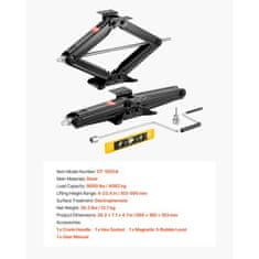VEVOR Komplet 2x RV škarjaste dvigalke 665x180x103 mm črne