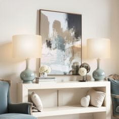 VEVOR Abajur boben 40x40x30 cm slonokoščeno bela