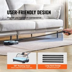 VEVOR Ročni metlični sesalnik za tla 1120x230x160 mm modra