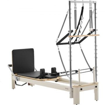 VEVOR Pilates Reformer F6001S-B 2450x760x2010 mm za moč in vadbo