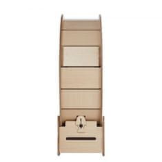 VEVOR Kolesce za mačke 91x318x97 cm rjave barve