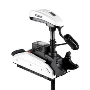 VEVOR Električni troling motor 55 lbs potisk 1245x680x210 mm črn