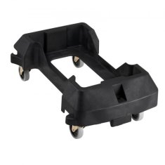 VEVOR Voziček za smetnjak 62x40x21 cm Črn