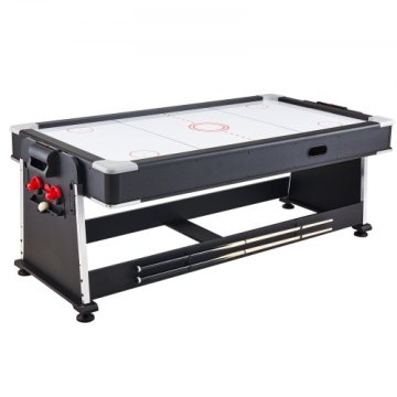 VEVOR Večnamizna igralna miza 3 v 1 vrtljiva premer 2235 cm z shranjevanjem