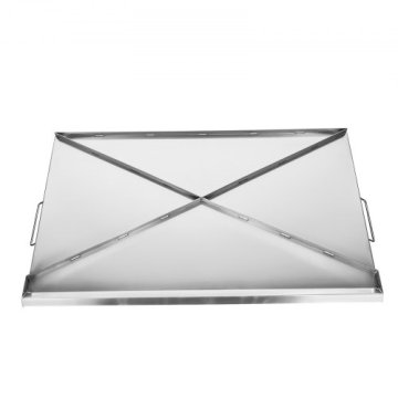 VEVOR Plošča za žar Universal ravna pravokotna 91x525 cm jeklo barva