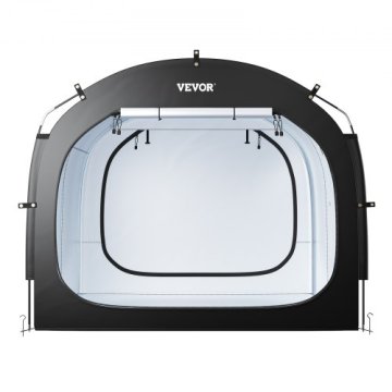 VEVOR Šotor za shranjevanje koles 224x247x198 cm Črna