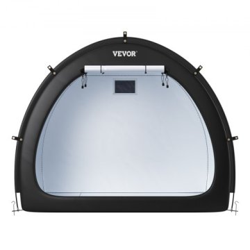 VEVOR Šotor za shranjevanje koles 219x155x173 cm Črn