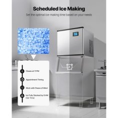 VEVOR Aparat za led SKF-300BLS 565x565x508 cm samodejno čiščenje