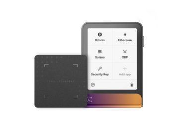 Ledger Flex z Recovery Key, denarnica za Bitcoin in druge kriptovalute, Ferro Fuchsia