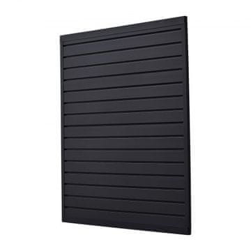 VEVOR Stenski panel s letvicami 1230x1235x20 mm Črn