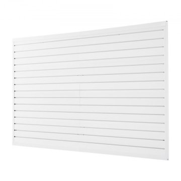 VEVOR Stenski panel s letvicami 1225x2450x20 mm bela