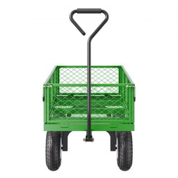 VEVOR Vrtni voziček 1840x560x535 mm črn kovinski