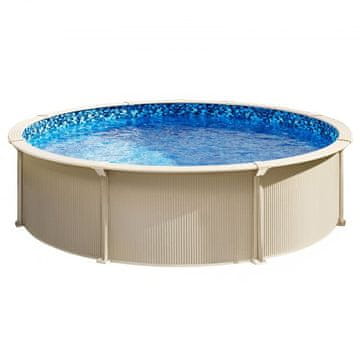 VEVOR Obloga za bazen 18 ft okrogla 549x147 cm modra