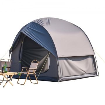 VEVOR Šotor za kampiranje SUV dvojni sloj 2400x2400x2150 mm vodoodporen za shranjevanje