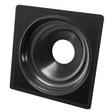 VEVOR Strešni cevni obroč 195x195x65 in Črn