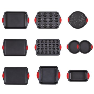 VEVOR Set pekačev 10-delni 455x295x5 cm črn