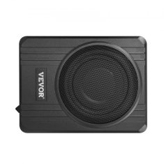 VEVOR Avtomobilski subwoofer tanek napajan pod sedežem 322x235x80 mm črn