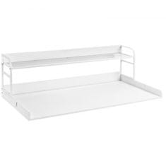 VEVOR Pralni in sušilni stroj pult z 2-nivojsko polico 1370x700x419 mm bela