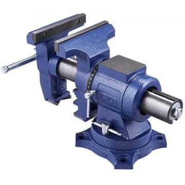 VEVOR Vijak za klop 165 mm širina čeljusti 125 mm največje odpiranje čeljusti 435x175x250 mm za obdelavo kovin