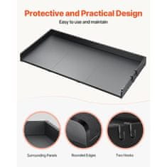 VEVOR Pralni in sušilni stroj pult 1370x700x69 mm črn