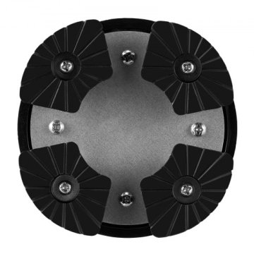 VEVOR Hodulja zložljiva nastavljiva 8 stopenj 130x100x770 mm črna