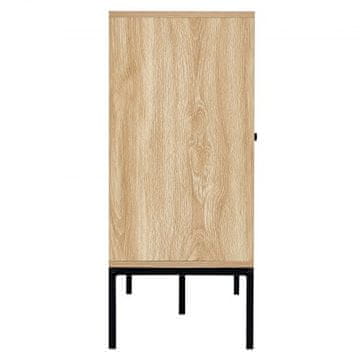 VEVOR Omara 4-vrata ratan shranjevalna omara 1500x360x800 mm naravna