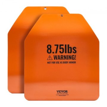 VEVOR Težka jopič plošče ukrivljene 295x248x8 mm oranžne