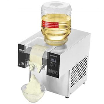 VEVOR Snežinka ledena naprava 375 lbs na 24h 480x320x400 mm iz nerjavečega jekla