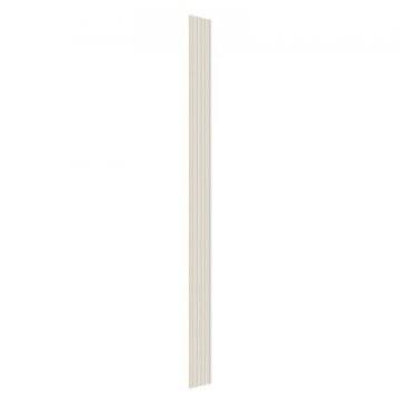 VEVOR Akustične stenske plošče 8 kosov 2450x166x9 mm bele barve