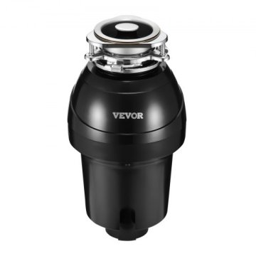 VEVOR Odstranjevalec odpadkov 125 KM neprekinjen odstranjevalec hrane 21x21x39 cm